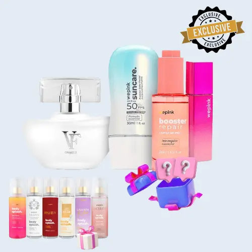 Kit Bloquinho da Vivibora VF Bloom e 5 Body Splash